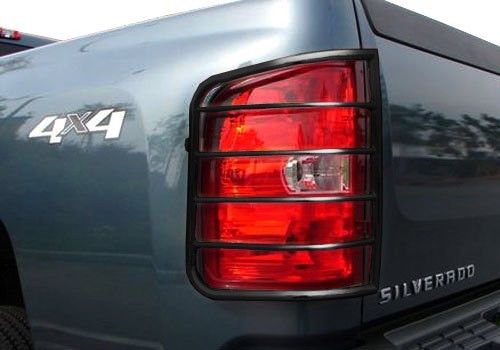 Black Horse Off Road 7GMSLA Tail Light Guards for Select Chevrolet Silverado 1500, Chevrolet Silverado HD, Chevrolet Silverado HD