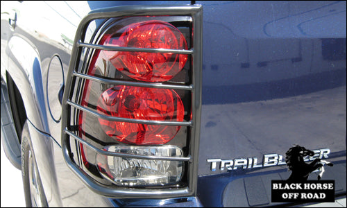 Black Horse Off Road 7GR15A Tail Light Guards for Select Chevrolet Trailblazer