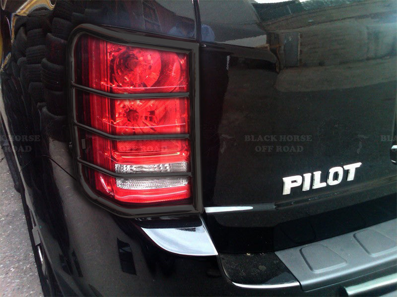 Black Horse Off Road 7H1409A Tail Light Guards for Select Honda Pilot