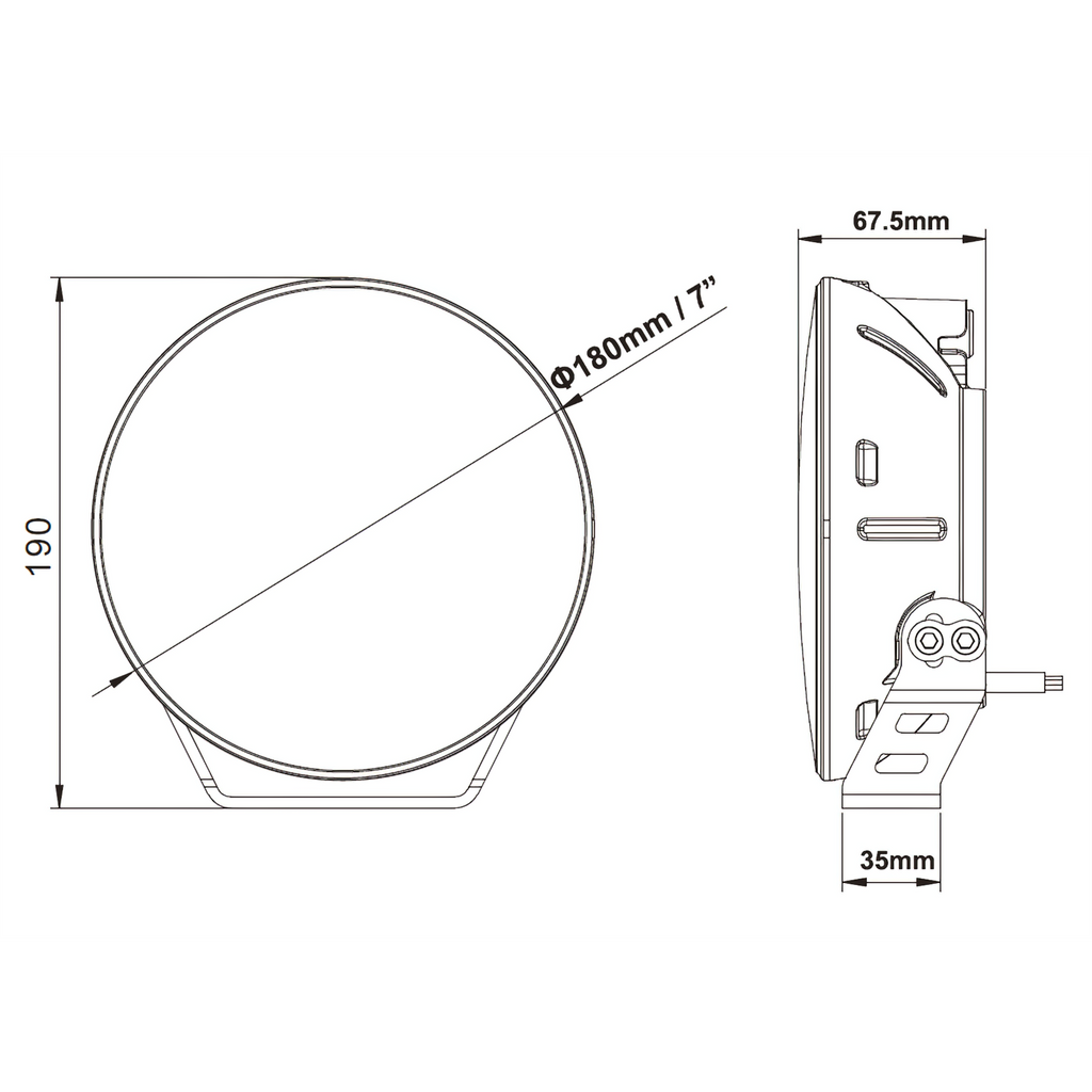 7In-Multifunction-60W-Led-Spotlight-Round-Post-Mount