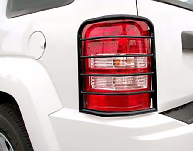 Black Horse Off Road 7JP406A Tail Light Guards for Select Jeep Liberty