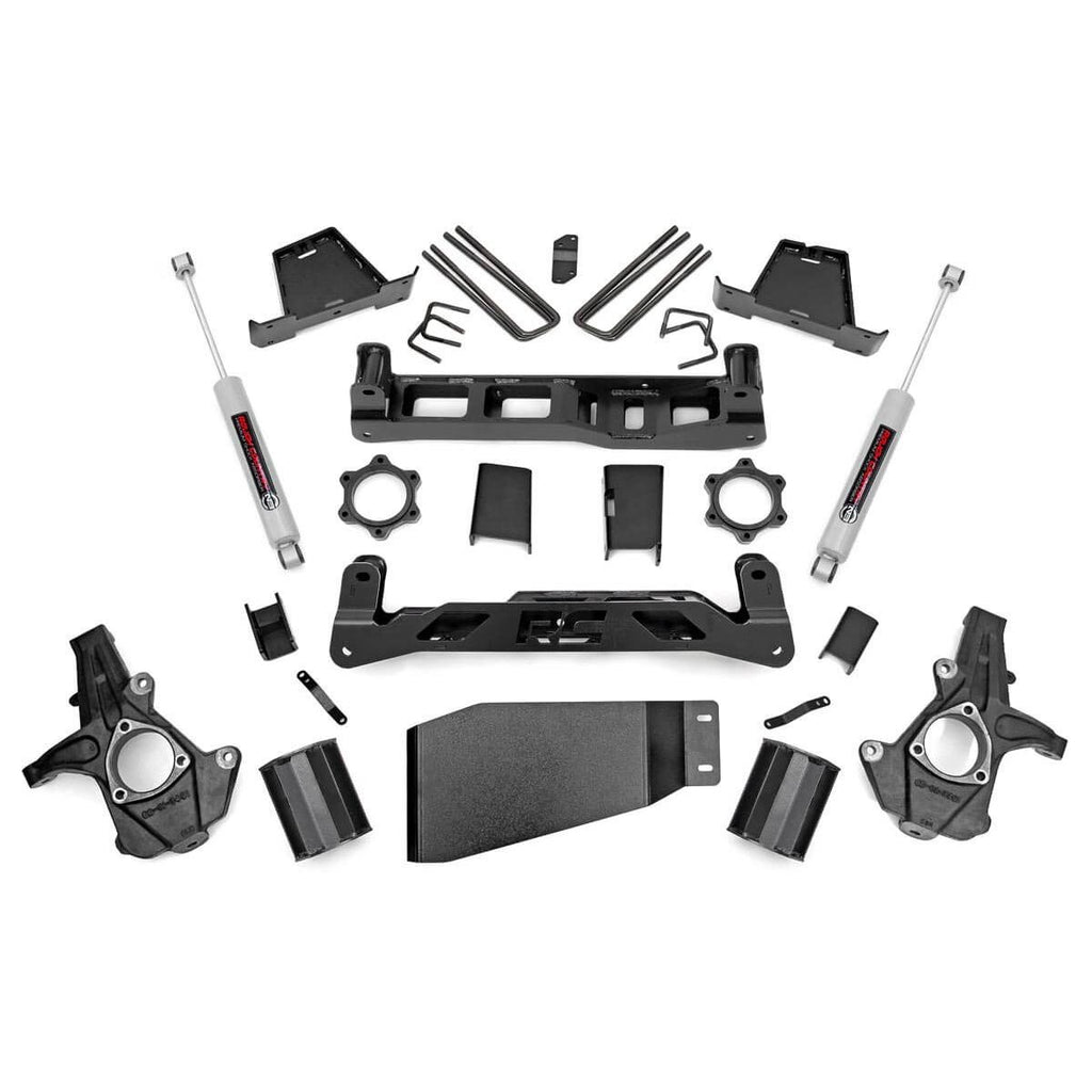 7.5-Inch-Suspension-Lift-Kit-Strut-Spacer-07-13-SilveradoSierra-1500-Rough-Country