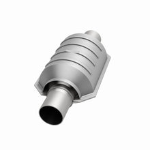 Load image into Gallery viewer, MagnaFlow Exhaust Products 53104 Standard Grade Universal Catalytic Converter for Select Acura EL, Acura NSX, Ford Taurus, Honda Accord, Honda Prelude, Lincoln Continental, MG MGB, Mercedes-Benz 260E, Mercedes-Benz 300E, Mercedes-Benz 300TE, Merkur