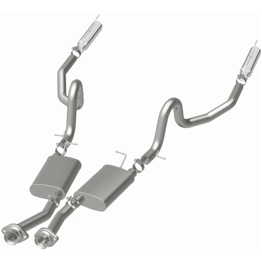 MagnaFlow Exhaust Products 15671 Street Series Polished Cat-Back System for Select Ford Mustang