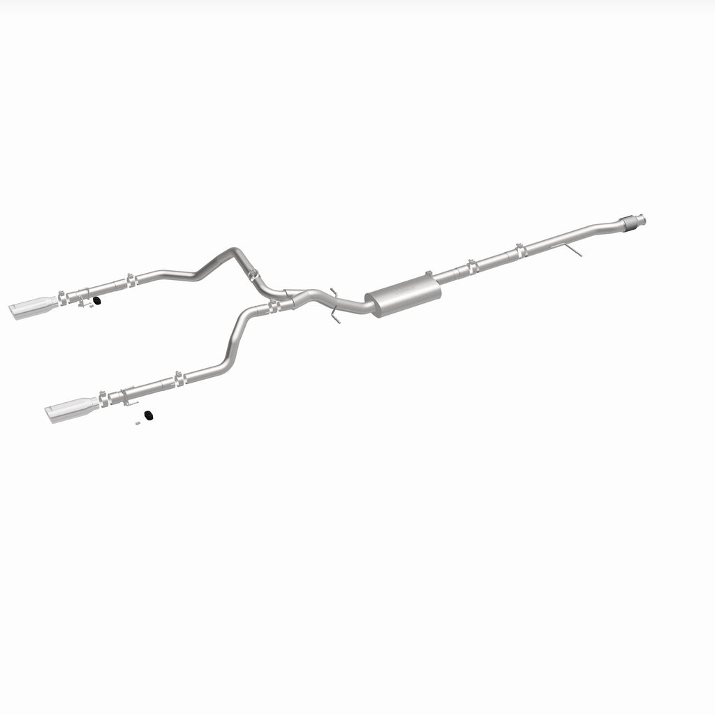 MagnaFlow Exhaust Products 19471 Street Series Polished Cat-Back System for Select Chevrolet Silverado 1500, Chevrolet Silverado LTD, GMC Sierra 1500, GMC Sierra Limited