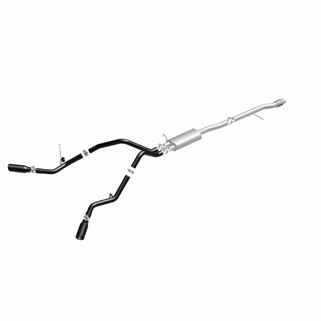 MagnaFlow Exhaust Products 15360 Street Series Black Coated Cat-Back System for Select Chevrolet Silverado 1500, Chevrolet Silverado LD, GMC Sierra 1500, GMC Sierra Limited