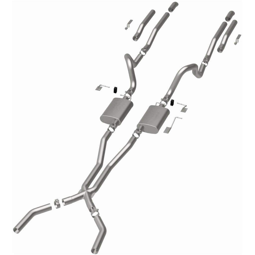 MagnaFlow Exhaust Products 19303 Street Series Polished System for Select Chrysler Cordoba, Dodge 330, Dodge 440, Dodge Charger, Dodge Coronet, Dodge Dart, Dodge Magnum, Dodge Monaco, Dodge Polara, Plymouth Belvedere, Plymouth Fury, Plymouth GTX,