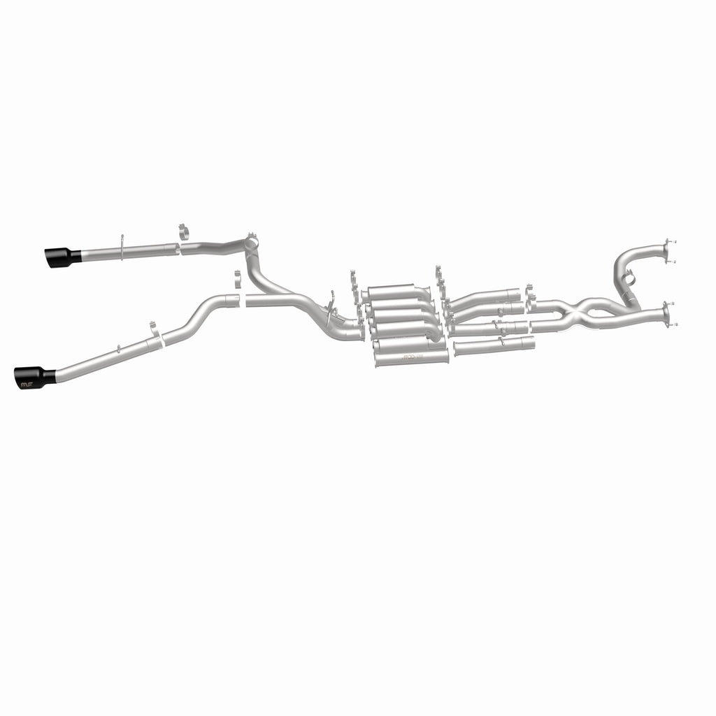 MagnaFlow Exhaust Products 19691 xMOD Series Black Chrome Tips Cat-Back System for Select Ram
