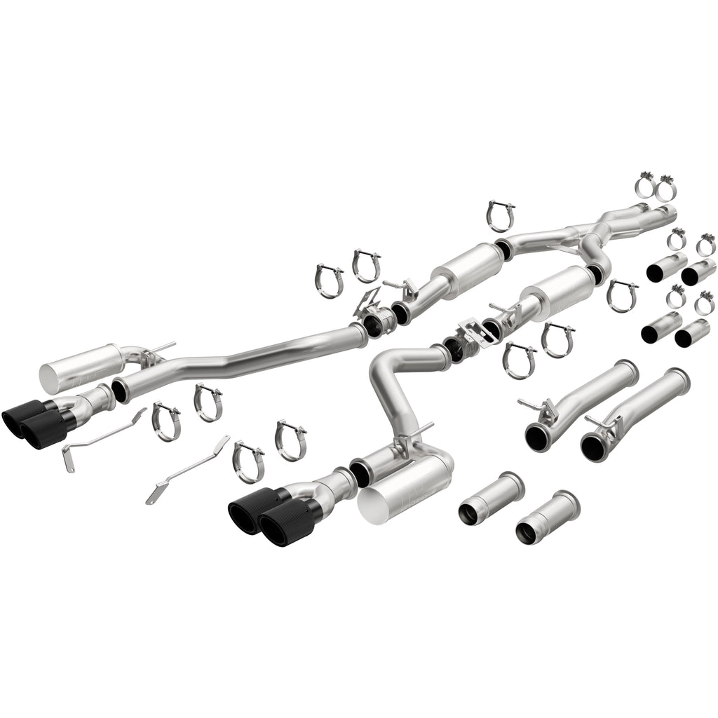MagnaFlow Exhaust Products 19536 xMOD Series Carbon Fiber Tips Cat-Back System for Select Dodge Challenger