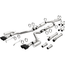 Load image into Gallery viewer, MagnaFlow Exhaust Products 19536 xMOD Series Carbon Fiber Tips Cat-Back System for Select Dodge Challenger