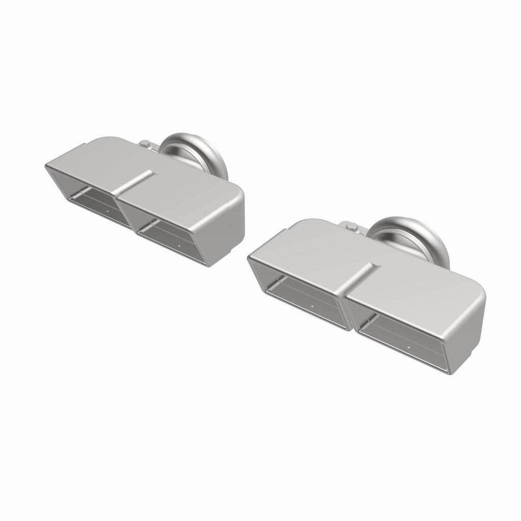 MagnaFlow Exhaust Products 35221 Exhaust Tip Set - Quad Rectangle - 2.75In.