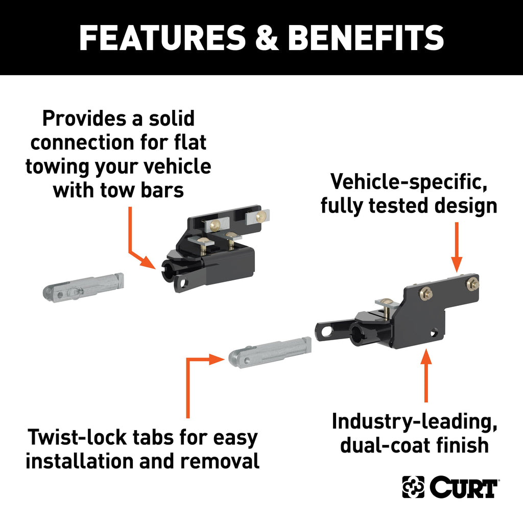 CURT 70106 Custom Tow Bar Base Plate; Select Ford F-150; Expedition; Lincoln Navigator - Truck Part Superstore