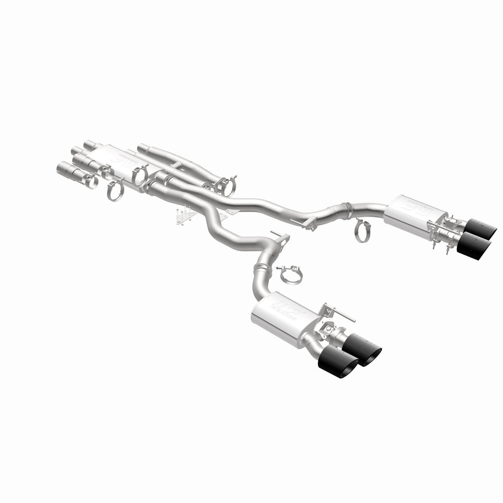 MagnaFlow Exhaust Products 19695 xMOD Series Carbon Fiber Tips Cat-Back System for Select Ford Mustang