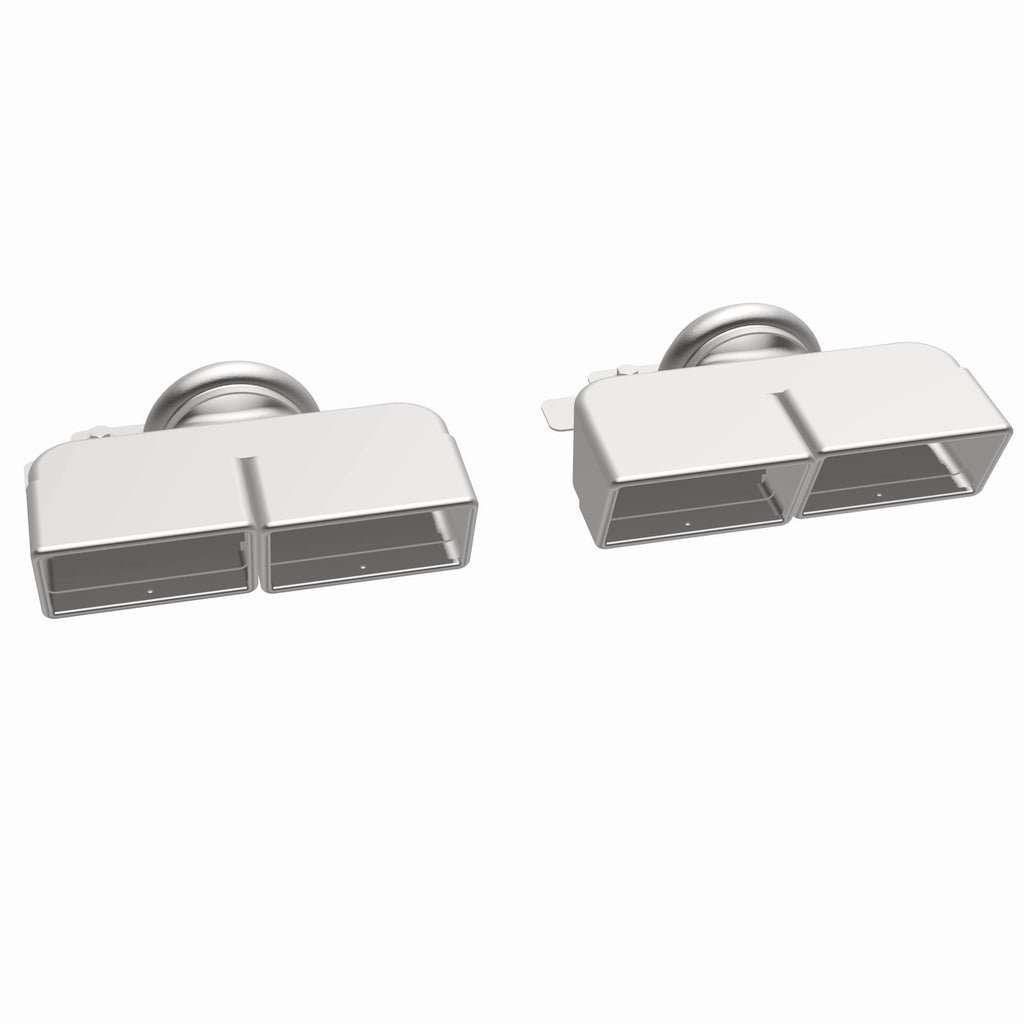 MagnaFlow Exhaust Products 35221 Exhaust Tip Set - Quad Rectangle - 2.75In.