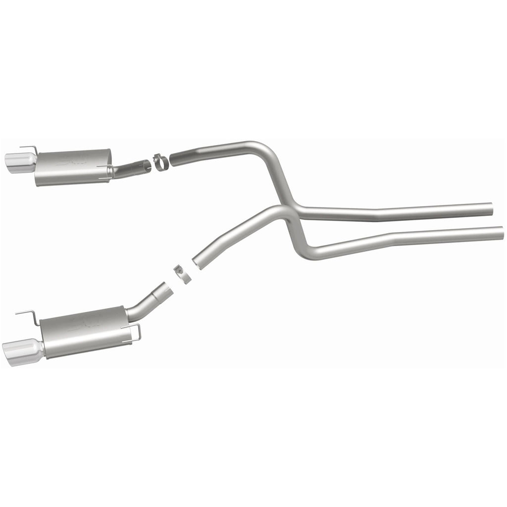 MagnaFlow Exhaust Products 15881 Street Series Polished Cat-Back System for Select Ford Mustang
