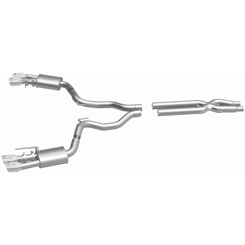 MagnaFlow Exhaust Products 19368 Competition Series Stainless 3 in Cat-Back for Select Ford Mustang