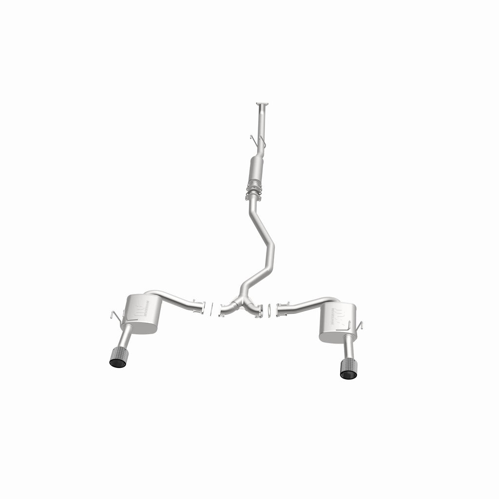 MagnaFlow Exhaust Products 19612 NEO Series Carbon Fiber Tips Cat-Back System for Select Honda Civic