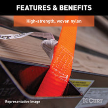 Load image into Gallery viewer, CURT 83010 16ft. Black Cargo Straps with S-Hooks (500 lbs; 4-Pack) - Truck Part Superstore