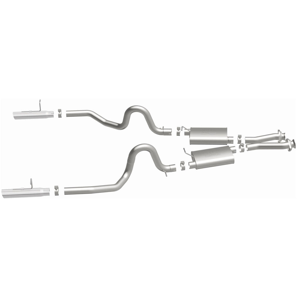 MagnaFlow Exhaust Products 15630 Street Series Polished Cat-Back System for Select Ford Mustang