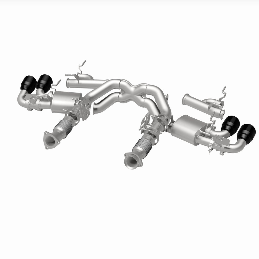 MagnaFlow Exhaust Products 19545 xMOD Series Black Chrome Tips Cat-Back System for Select Chevrolet Corvette