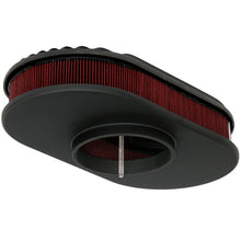 Load image into Gallery viewer, 8-38-X-15-In.-Oval,-Finned,-Cast-Aluminum-Air-Cleaner-Set--Black-Finish