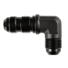 Load image into Gallery viewer, -8-An-90-Degree-Bulkhead-Fitting---Black