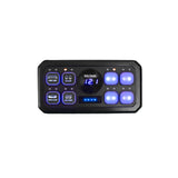 Race Sport RS8BASP 8-Button Auxiliary Light Universal Switch Panel with SLIM Touch control Box
