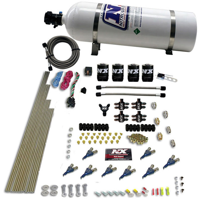 8-Cyl-Alcohol-Nitrous-Kit-(250-550Hp)-W15Lb-Bottle