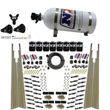 Load image into Gallery viewer, 8-Cyl-Dry-Direct-Port-Four-Stage-8-Solenoids-Nitrous-Kit-(200-600Hp)-W10Lb-Bottle