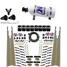 Load image into Gallery viewer, 8-Cyl-Dry-Direct-Port-Four-Stage-8-Solenoids-Nitrous-Kit-(200-600Hp)-W5Lb-Bottle