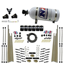 Load image into Gallery viewer, 8-Cyl-Dry-Direct-Port-Three-Stage-6-Solenoids-Nitrous-Kit-(200-600Hp)-W10Lb-Bottle