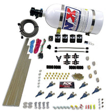 Load image into Gallery viewer, 8-Cyl-Piranha-Direct-Port-4-Solenoids-Nitrous-Kit-(200-500Hp-Efi-Jets)-W10Lb-Bottle