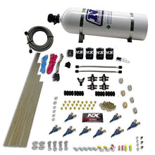 Load image into Gallery viewer, 8-Cyl-Piranha-Direct-Port-4-Solenoids-Nitrous-Kit-(200-500Hp-Efi-Jets)-W15Lb-Bottle