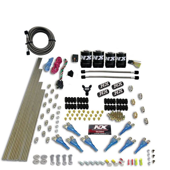 8-Cyl-Shark-Direct-Port-4-Solenoids-Nitrous-Kit-(200-600Hp)-WO-Bottle