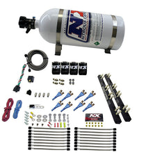 Load image into Gallery viewer, 8-Cyl-Soft-Line-Shark-Rail-Nitrous-Kit-W10Lb-Bottle