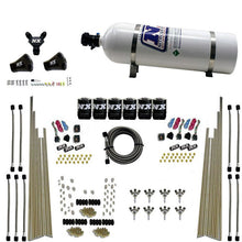 Load image into Gallery viewer, 8-Cyl-Triple-D-Dry-Direct-Port-3-Stage-Dry-6-Solenoids-Nitrous-Kit-W15Lb-Bottle