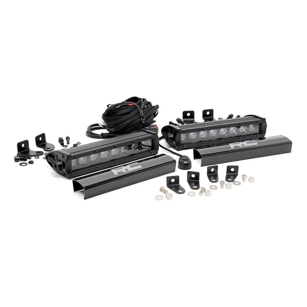8-Inch-Led-Grille-Kit-Black-Series-17-19-F-250-Lariat-Rough-Country