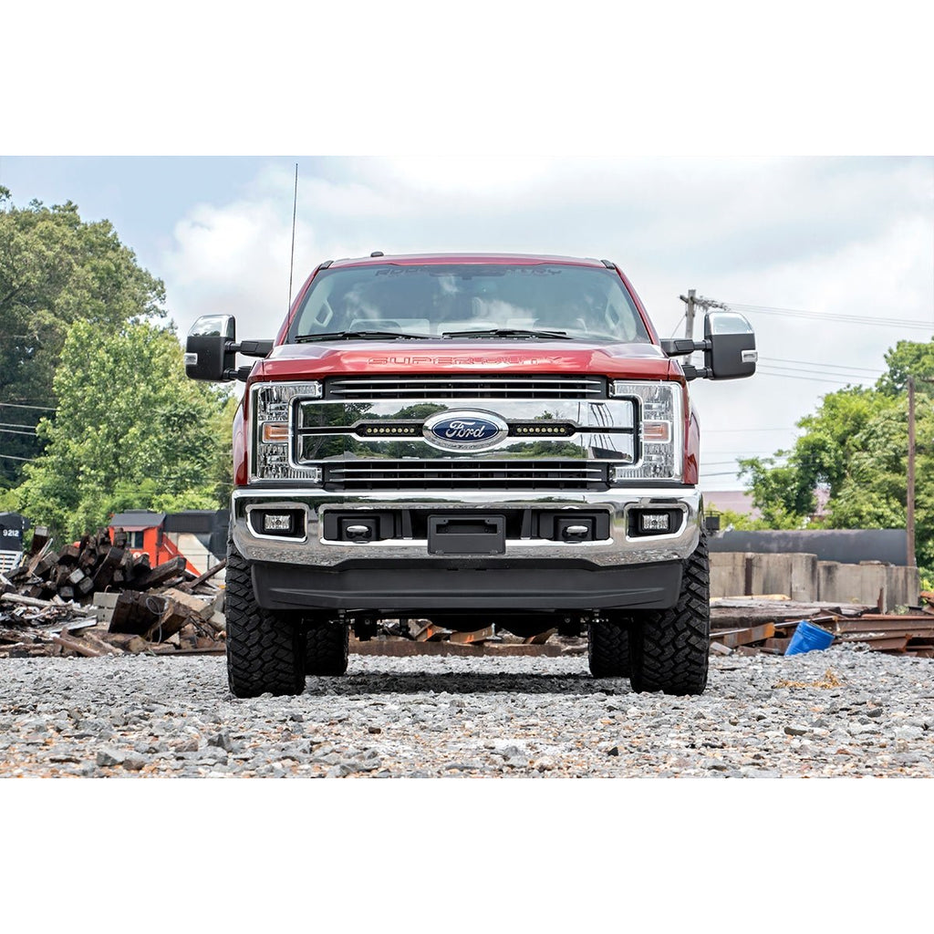 8-Inch-Led-Grille-Kit-Black-Series-17-19-F-250-Lariat-Rough-Country