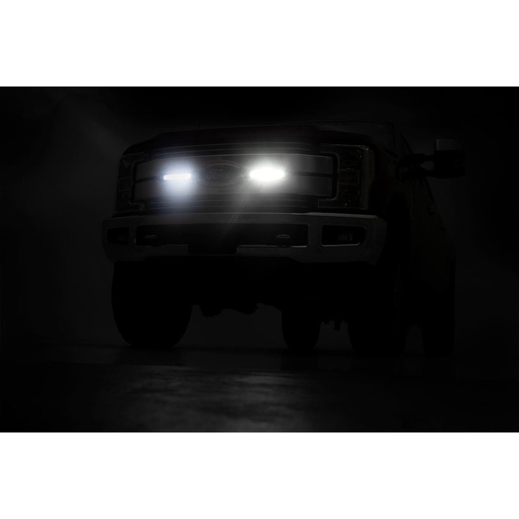8-Inch-Led-Grille-Kit-Black-Series-17-19-F-250-Lariat-Rough-Country