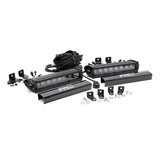 Rough Country 70697 8 Inch LED Grille Kit Black Series 17-19 F-250 Lariat