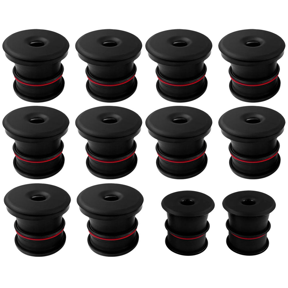 ~(8-Lbs.-22X8x4)~-Silicone-Body-Mount-Kit-For-99-03-Ford-Excursion-5.4L-6.8L-7.3L-12Pc-S-B