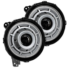 Load image into Gallery viewer, ~(8-Lbs.-20X14x10)~-Oracle-Lighting-Oculus-Bi-Led-Projector-Headlights-For-Jeep-Jl--Jt---Satin-Silver