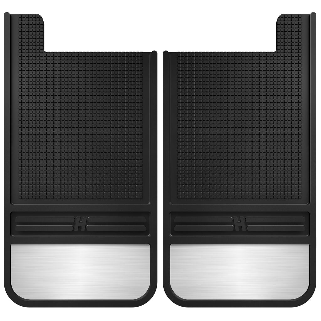 ~(8-Lbs.-23X12x1)~-Muddog-Mud-Flapsrubber-Rear-Mud-Flaps---12In-W-Weightrubberblack