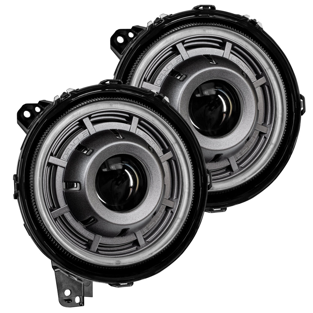 ~(8-Lbs.-20X14x10)~-Oracle-Lighting-Oculus-Bi-Led-Projector-Headlights-For-Jeep-Jl--Jt---Graphite-Metallic