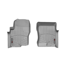 Load image into Gallery viewer, ~(8-Lbs.-30X25x5)~-Grey-Front-Floorliner-Nissan-Frontier-2008-Post-Hole-(NissanInfiniti-Fls)2;