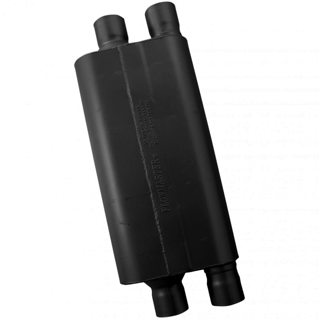80-Series-Crossflow-Muffler-2.50In-In-(D)--Out-(D)-Chev.-Camaro--Pontiac-Firebird-6774-Ea