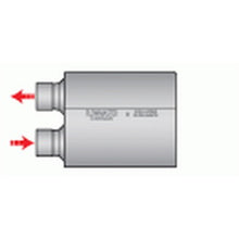 Load image into Gallery viewer, 80-Series-Crossflow-Specialty-Muffler-2.50In-In-(O)--Out-(O)-Same-End-Of-Muffler-Ea