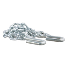 Load image into Gallery viewer, CURT 80011 48" Safety Chain with 2 S-Hooks (2,000 lbs, Clear Zinc, Packaged)