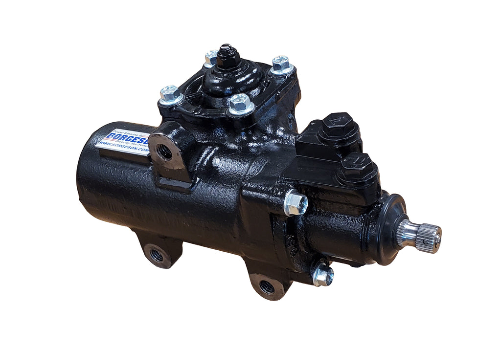 Borgeson 800134 Borgeson Street & Performance Quick Ratio OBS Power Steering Box. 12.7:1 Ratio. for Select Cadillac Escalade, Chevrolet Blazer, Chevrolet C1500, Chevrolet C1500 Suburban, Chevrolet C2500, Chevrolet C2500 Suburban, Chevrolet K1500,