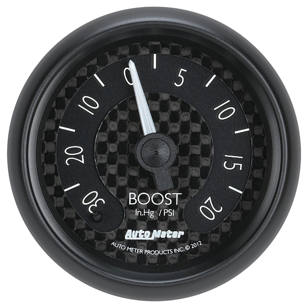 AutoMeter 8001 GAUGE, VAC/BOOST, 2 1/16", 30INHG-20PSI, MECHANICAL, GT